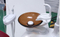Economic Dental Chair with Halogen Light Unit for Dental Clinic