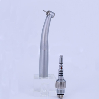 Dental Surgical Instruments High Speed Handpiece with Optic Fiber Light With Coupling