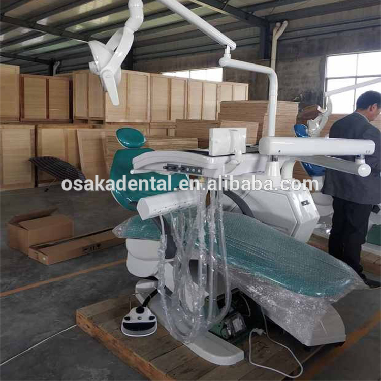 High Quality Dental Unit/Dental Chair with 6 Led Lamp and 3 Memory