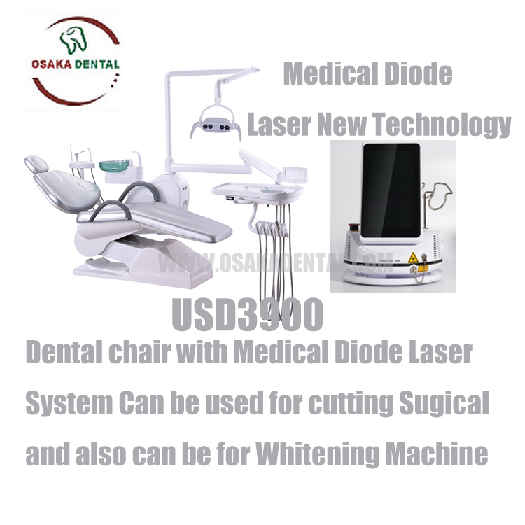 Dental chair with High Technology Laser surgical system machine in having the Whitening function and cutting surgical function