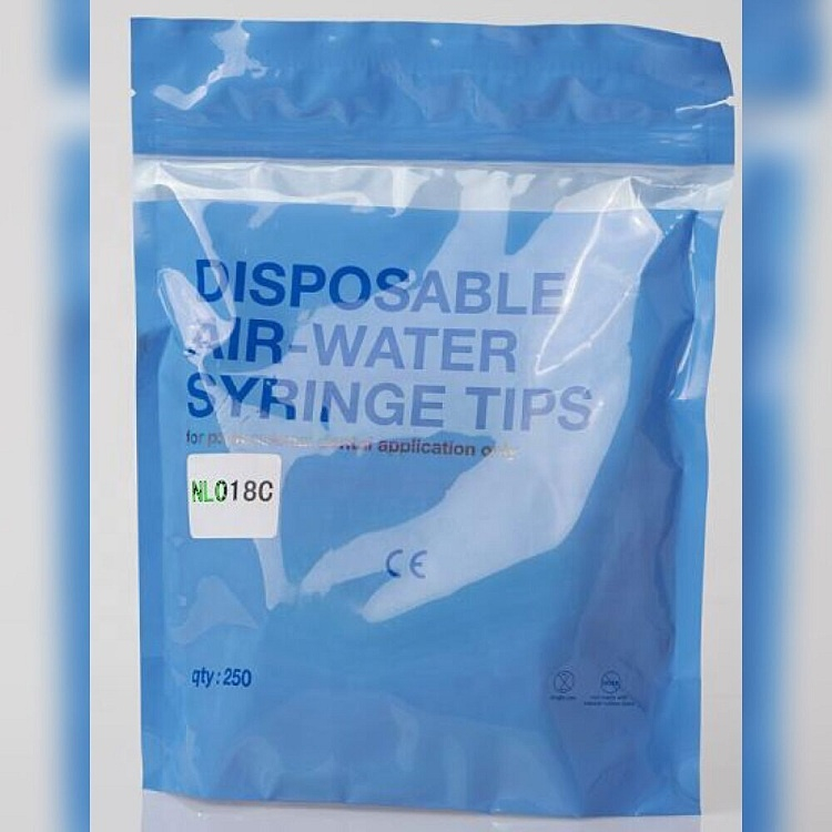 Dental Disposable Material Air Water Syringe Tips 250pcs/bag HC-SS05-K