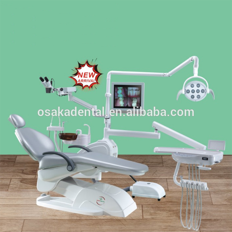 Dental Chair with LED light Microscope and Monitor Camera kit Added