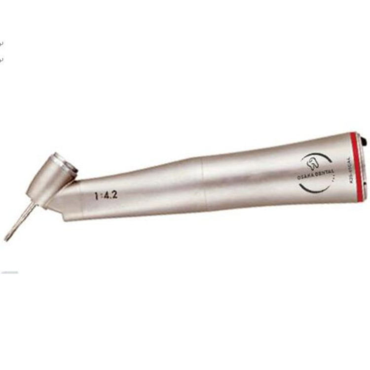 A Quiet and Large Torque Cartridge 1:4.2 Contra Angle with Fiber Optic