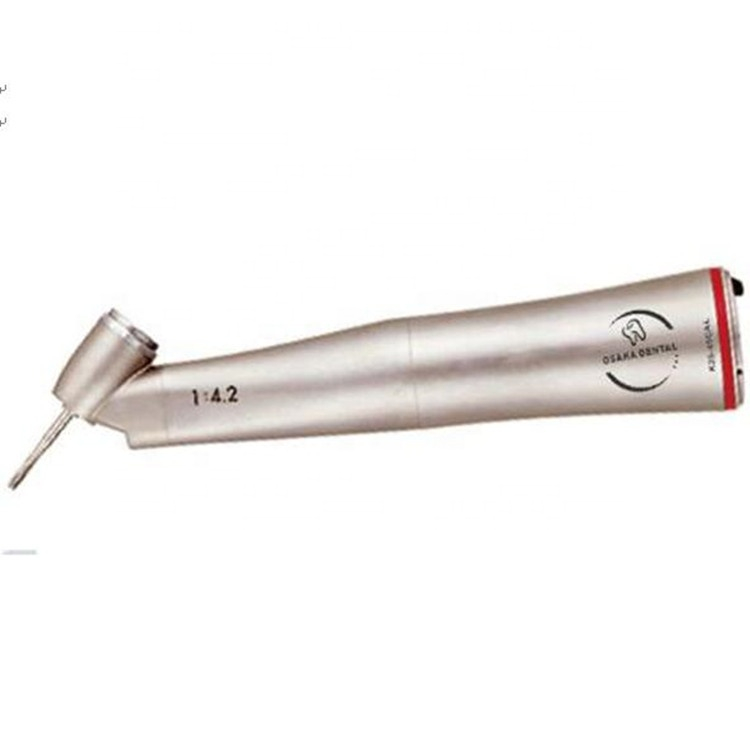 A Quiet and Large Torque Cartridge 1:4.2 Contra Angle with Fiber Optic