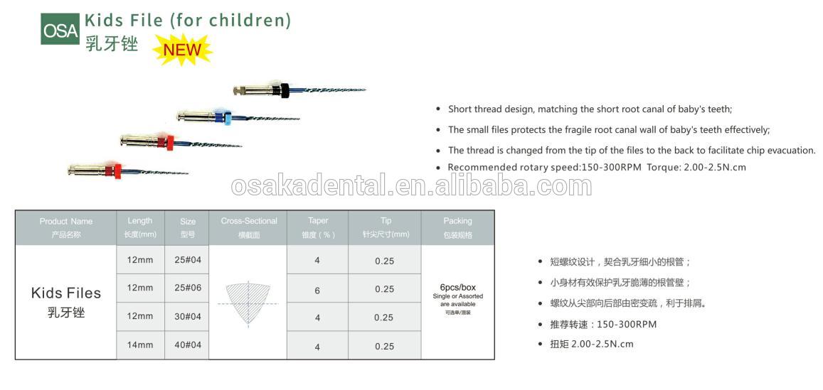 Newest Protaper File Dental Kids File