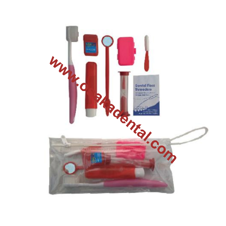 Orthodontic brush teeth set
