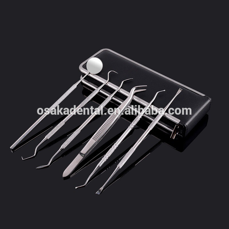 A Dental Instrument 6 PCS One Set with Bag Packing