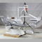 cheap dental chair with 6 LED light,Multifunction foot pedal and Touch button instrument tray control system