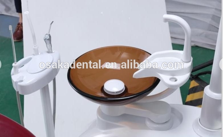 Economic Dental Chair with Halogen Light Unit for Dental Clinic