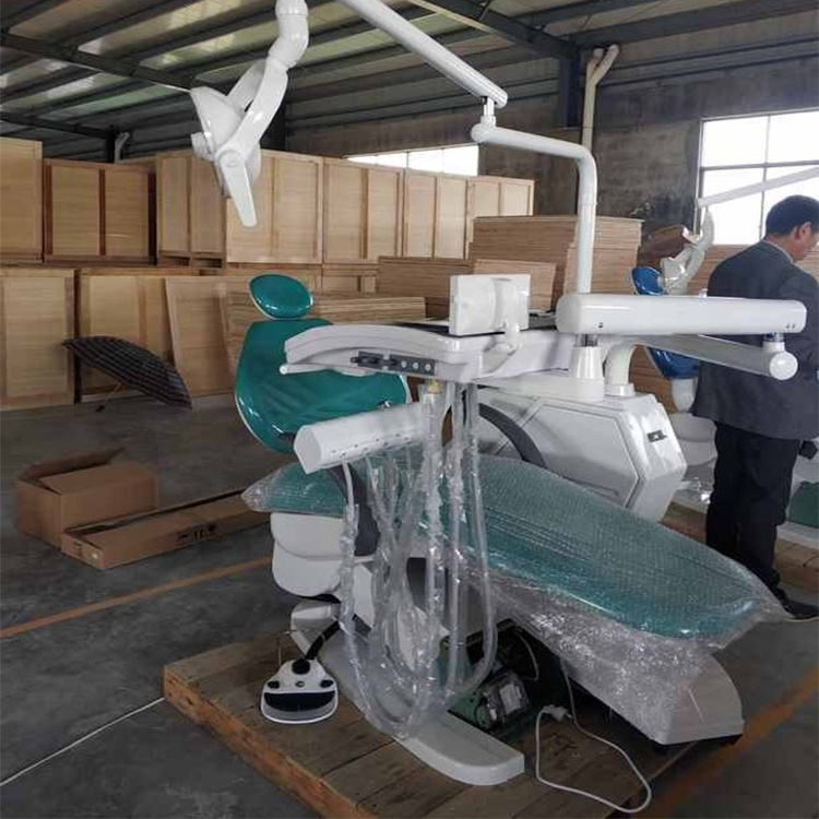 High Quality Dental Unit/Dental Chair with 6 Led Lamp and 3 Memory