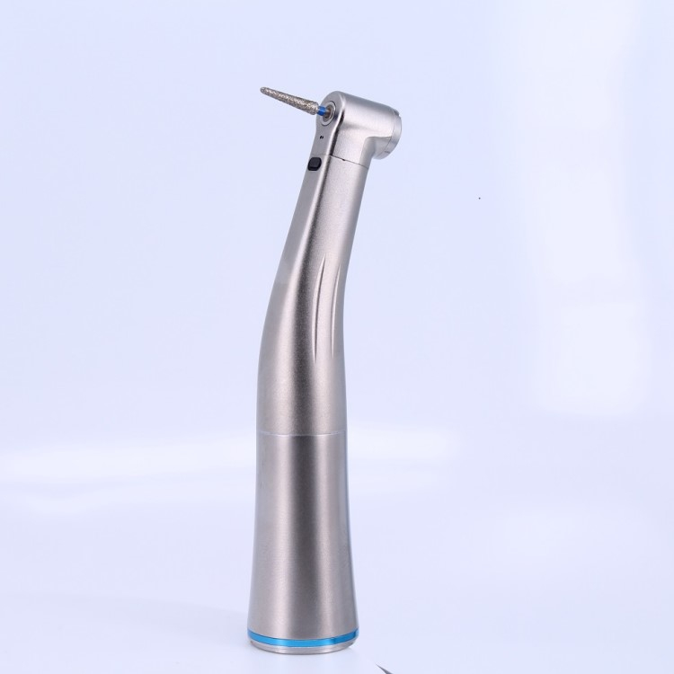 A Contra Angle Dental Handpiece with Fiber Optic