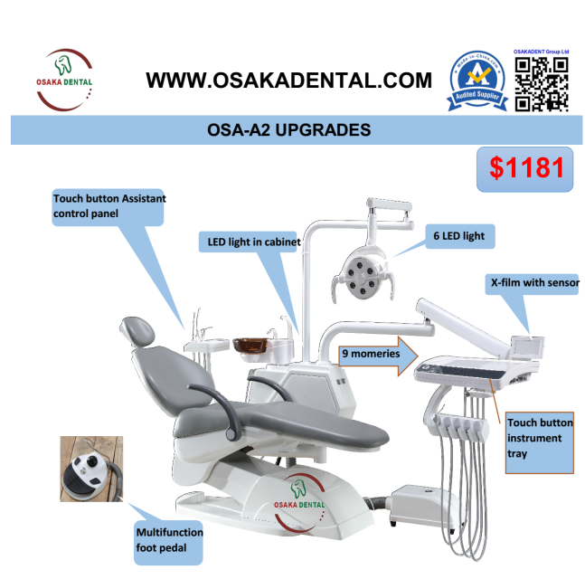 LED Dental chair with strong basic quality